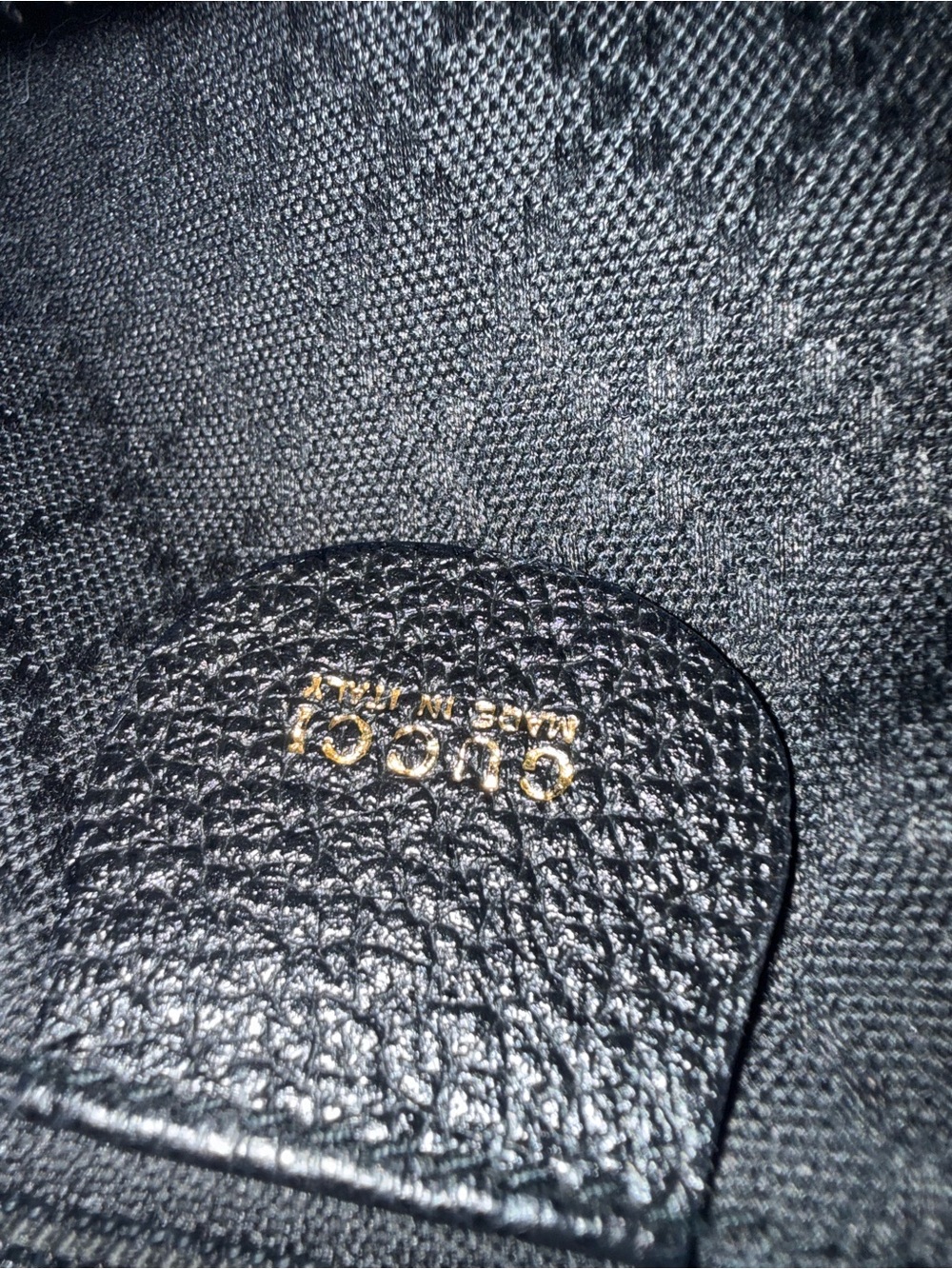 Gucci Black Suede Backpack with Bamboo Top Handle - Picture 8 of 9